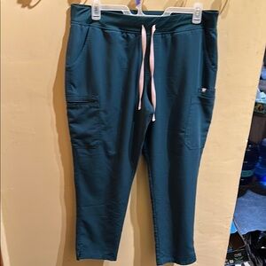 Figs high waisted yola skinny Caribbean blue xxl